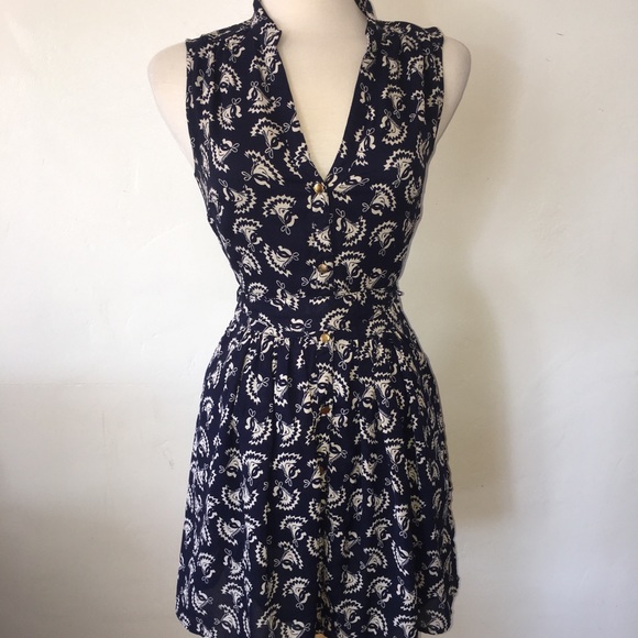 oasis navy shirt dress